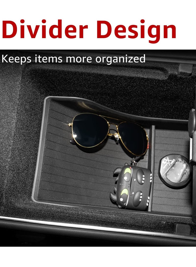 SYOSI Center Console Organizer Tray for Tesla Model Y TPE Control Lower Bottom Storage Box Fit Model Y 2022 2021 - Image 5