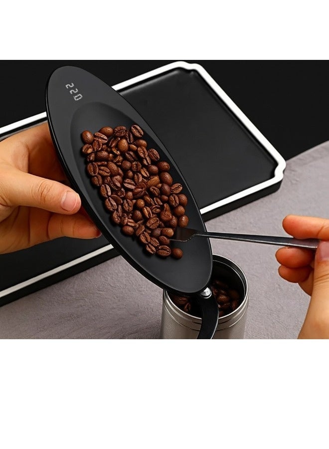 ShebSheb Led Display Kitchen Food Scale, 0.1g Accuracy Digital Gram Scale, Mini Pocket Scale, Rechargeable, For Coffee, Baking Ingredients - Image 2