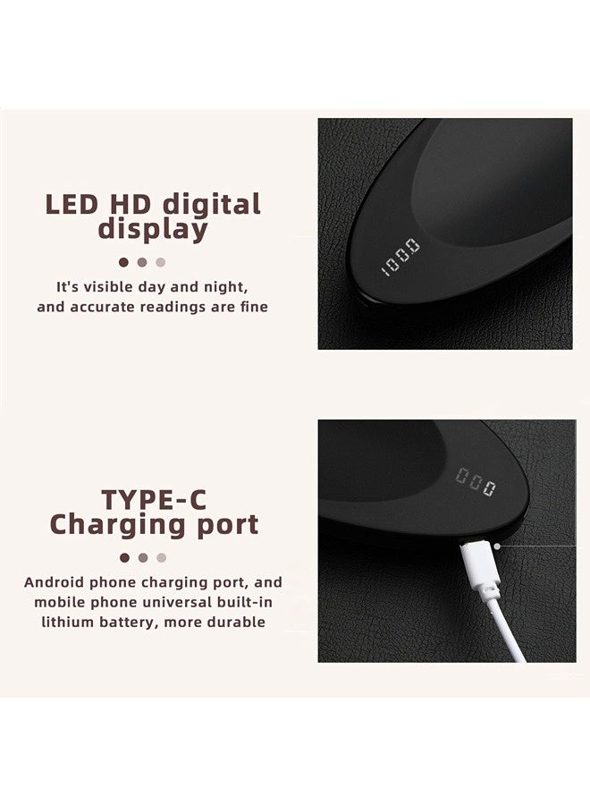 ShebSheb Led Display Kitchen Food Scale, 0.1g Accuracy Digital Gram Scale, Mini Pocket Scale, Rechargeable, For Coffee, Baking Ingredients - Image 4