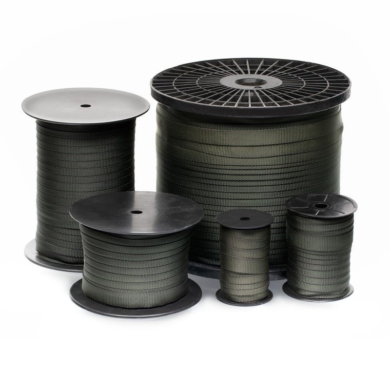 Pelican Rope Tree Straps for Staking Tree Ties for Plant Support 34 Inch Width Guying Material Webbing Garden Strap for Outdoor Tree Straightening 1500 Lbs Strength Army Green 100 Feet - Image 2