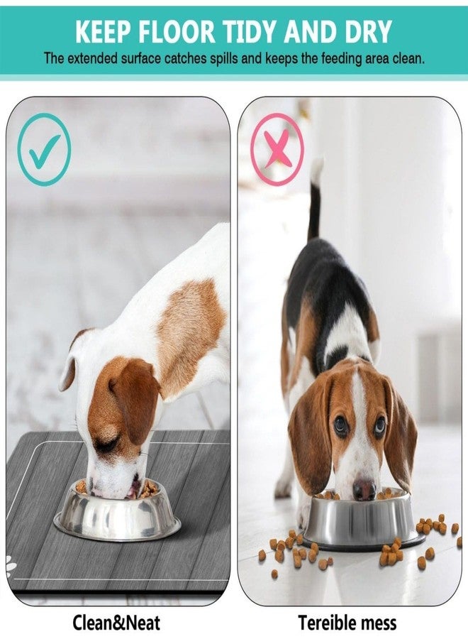PetPhindU Halloween Pet Food and Water Bowl Mat Gothic Pet Placemat Waterproof Washable Suitable for Cats Dogs Rabbits Waterproof and Dirt-Resistant Floor (15.7 * 11.8inch) - Image 4