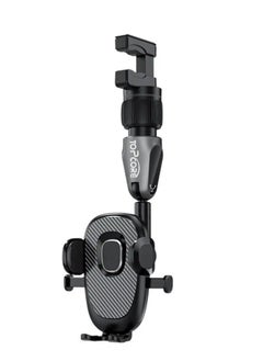 Topcore Car Phone Holder Adjustable Car Mobile Stand Compatible For iPhone 15 Pro,15 Pro Max,13 mini | Car Phone Holder | Phone Holder Car - Black  - Image 1
