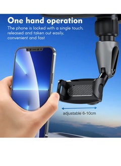 Topcore Car Phone Holder Adjustable Car Mobile Stand Compatible For iPhone 15 Pro,15 Pro Max,13 mini | Car Phone Holder | Phone Holder Car - Black  - Image 3