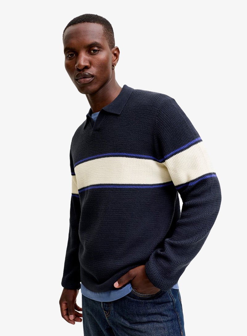 JACK & JONES Casual Long Sleeve Polo - Image 3