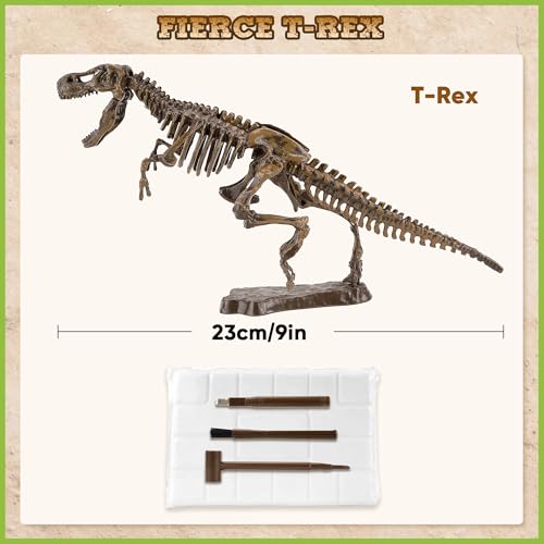 VIBIRIT Dig Up Dinosaurs Skeleton SetDinosaur Digging Fossil Kit Model ToysExcavation Kits for kids512yearEducational Realistic Toys for KidsBoysGirls - Image 5