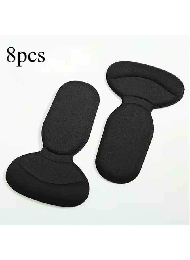 8 Pcs Black Self Adhesive Orthopedic High Heel Shoe Inserts For Women - Image 5