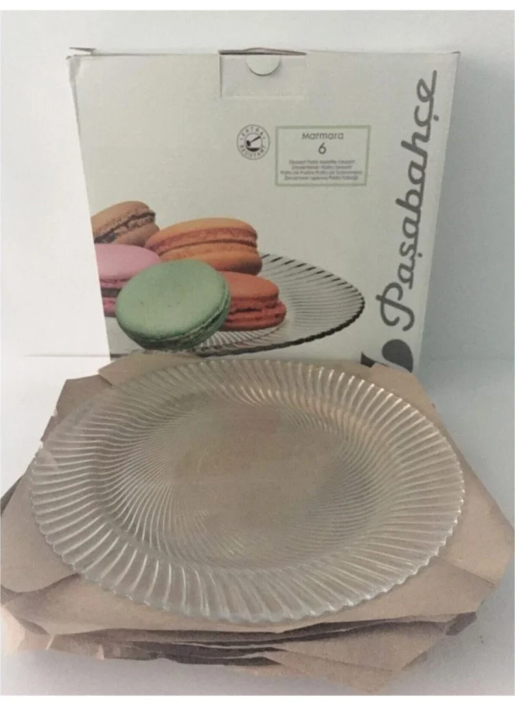 Paşabahçe 10266 Marmara Cake Plate - 6 Pieces
