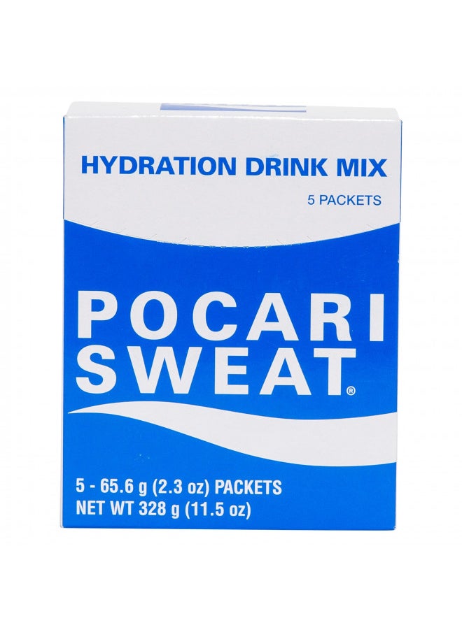 Pocari Sweat - Pocari Sweat Powder - 1 Box, 5 Packets, Now in the USA, Restore the Water and Electrolytes, Hydration That is Smarter Than Water, Japan's Favorite Hydration Drink (40407) - Image 1
