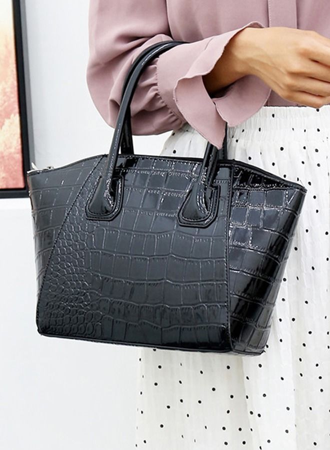 6 Piece Crocodile Pattern Composite Bag Set  - Image 2