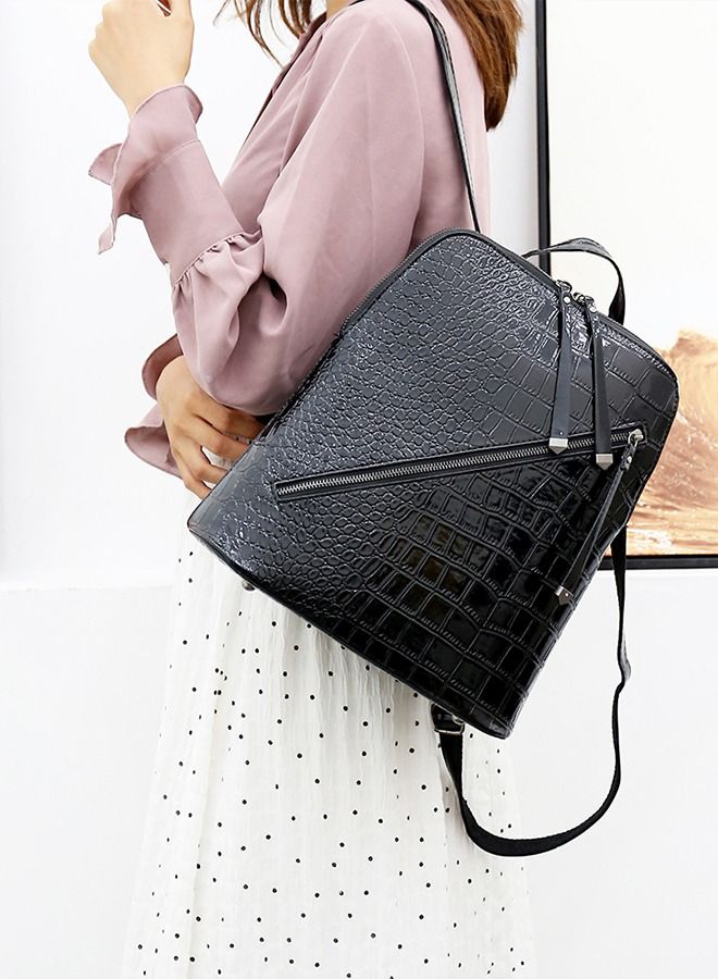 6 Piece Crocodile Pattern Composite Bag Set  - Image 5