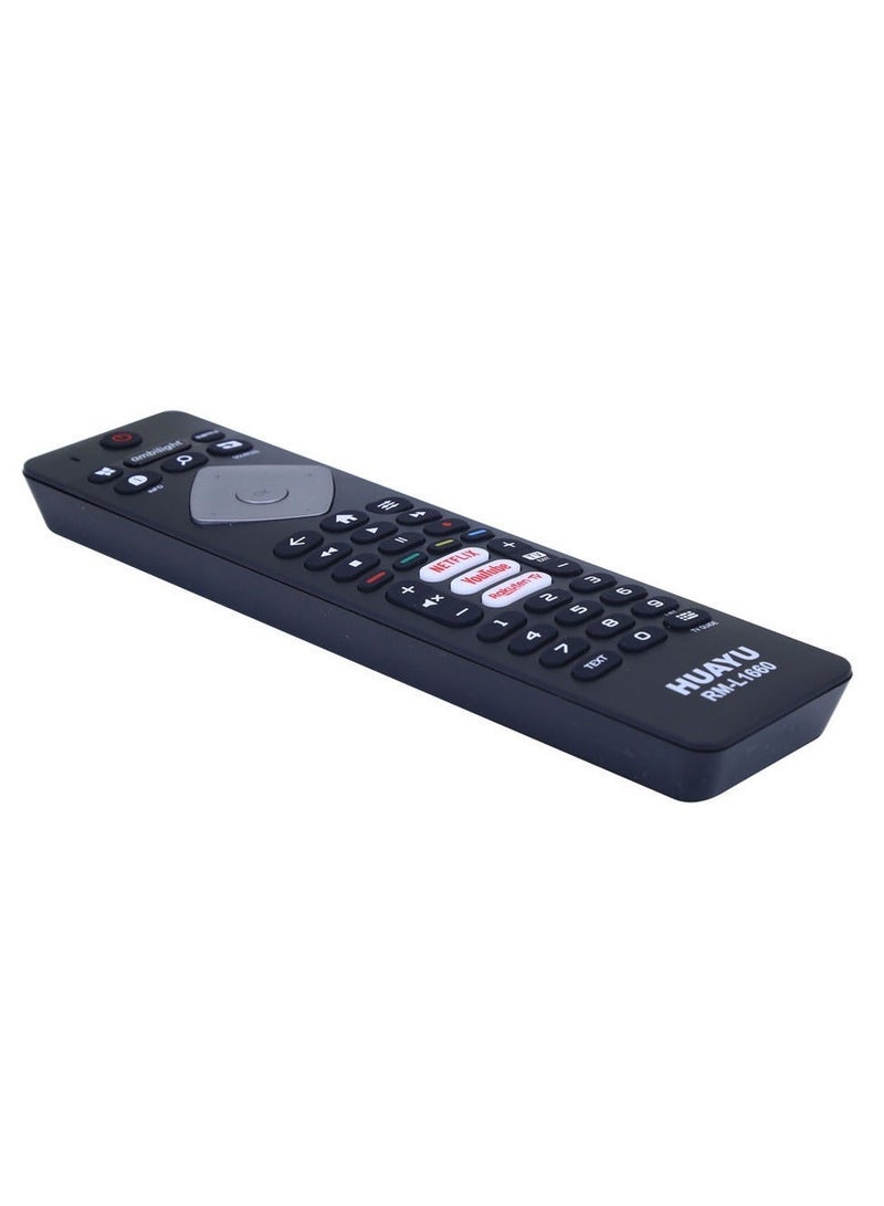 Huayu RM-1660 Replacement Remote Control Compatible with Philips Smart 3D LED LCD TV | Universal TV Remote with Long Range, Durable Buttons & Easy Setup - Image 5