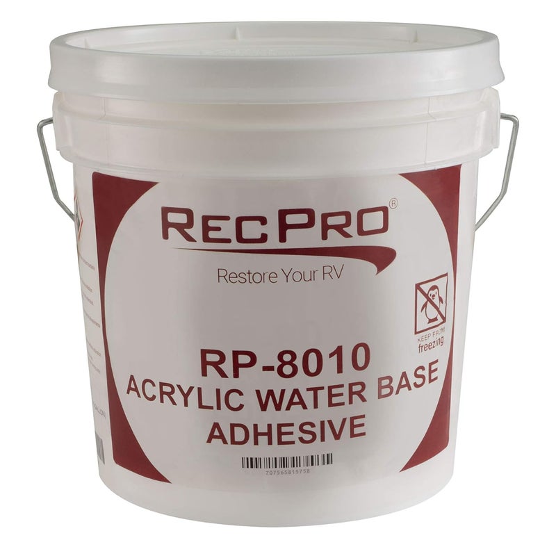 RecPro RV Rubber Roof Adhesive 8010 | 1 Gallon | Water-Based Universal RV Roof Glue | RV Adhesive (1 Gallon) | Made in USA - Image 1