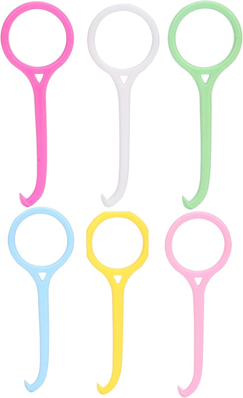 Big Man Aligner Remover Tool, Food-Grade Plastic Accessory for Oral Care (6 Pieces in Various Colors) - Image 1