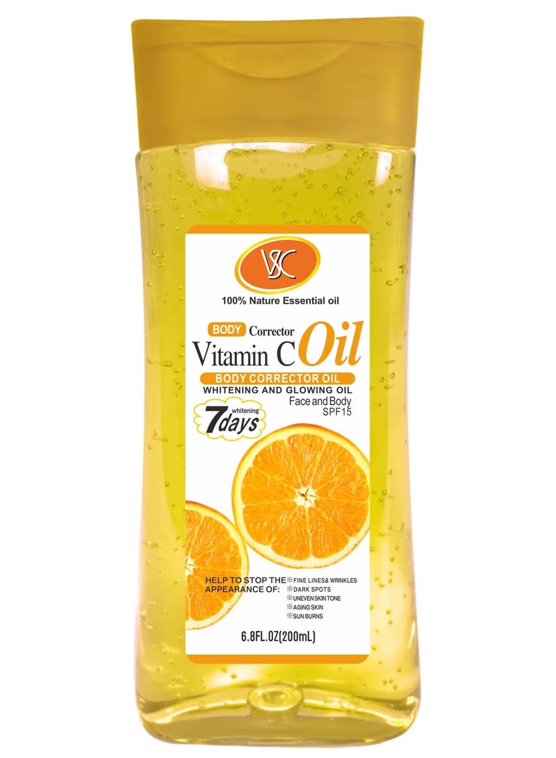 VSC Vitamin C Body Corrector Oil Whitening And Glowing Oil 200 ml