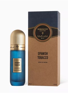 IBRAHEEM AL.QURASHI Ibrahim Al Qurashi Spanish Tobacco Extrait De Parfum – 100ml | Luxurious Unisex Fragrance | Warm & Spicy Scent with Saffron, Tonka Bean, Amber, and Spanish Tobacco  - Image 1