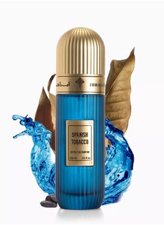 IBRAHEEM AL.QURASHI Ibrahim Al Qurashi Spanish Tobacco Extrait De Parfum – 100ml | Luxurious Unisex Fragrance | Warm & Spicy Scent with Saffron, Tonka Bean, Amber, and Spanish Tobacco  - Image 2