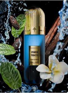 IBRAHEEM AL.QURASHI Ibrahim Al Qurashi Spanish Tobacco Extrait De Parfum – 100ml | Luxurious Unisex Fragrance | Warm & Spicy Scent with Saffron, Tonka Bean, Amber, and Spanish Tobacco  - Image 5