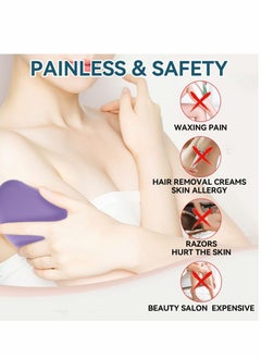 Excefore New Bleame Crystal Hair Eraser, Magic Crystal Hair Removal, Painless Hair Removal Tool for Men & Women  - Image 5