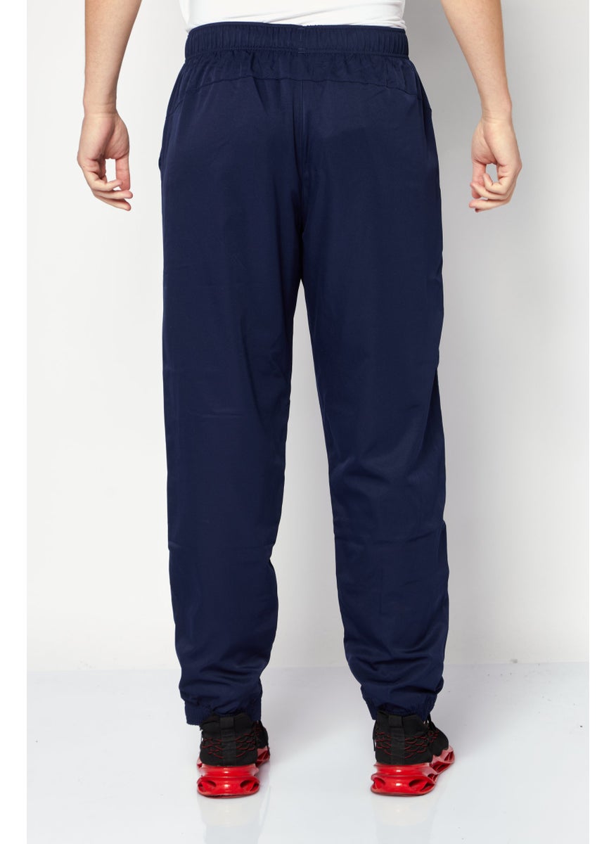 PUMA Men Sportswear Fit Drawstring Training Track Pants, Navy Blue  - Image 3