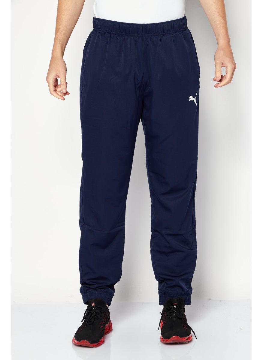PUMA Men Sportswear Fit Drawstring Training Track Pants, Navy Blue  - Image 1