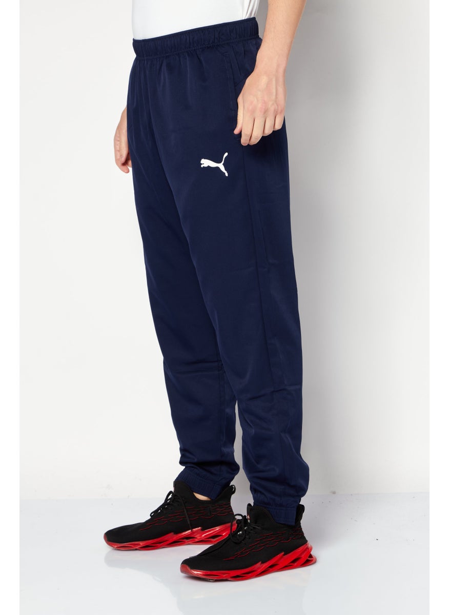 PUMA Men Sportswear Fit Drawstring Training Track Pants, Navy Blue  - Image 2