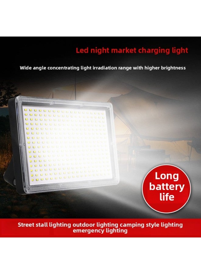 Generic New Night Market Stall LED Lights Rechargeable Mobile Outdoor Lighting Strong Light Bracket Power Outage Emergency Camping Lights 