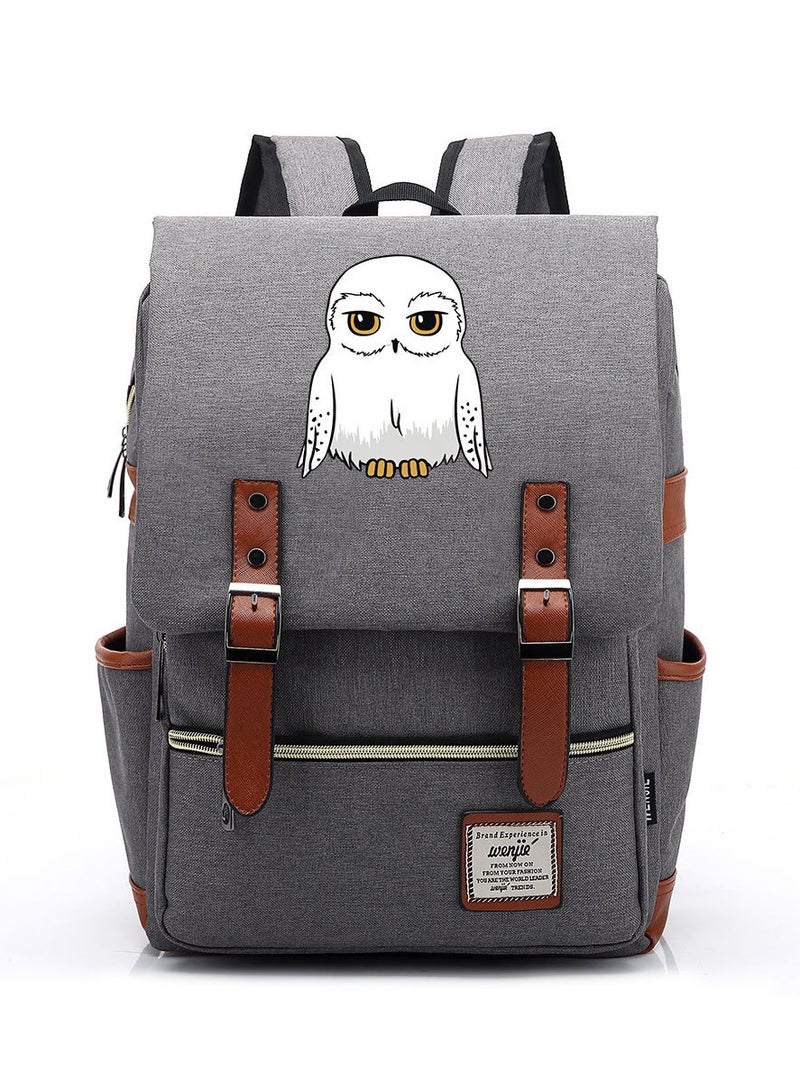 Printed Cartoon Youth Large Capacity Men's and Women's Shoulders 14 inches