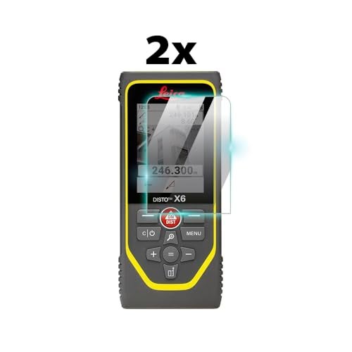 IPG ProActive Made for LEICA Disto X6 Display 9H Hardness Screen Protector (2 Units) Nano Ceramic Film Ultra Responsive High Clarity Smudge & Shock Proof for DistoX6 - Image 2