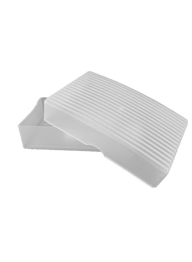 American Comb Two Piece Soap Box - Clear - Image 1