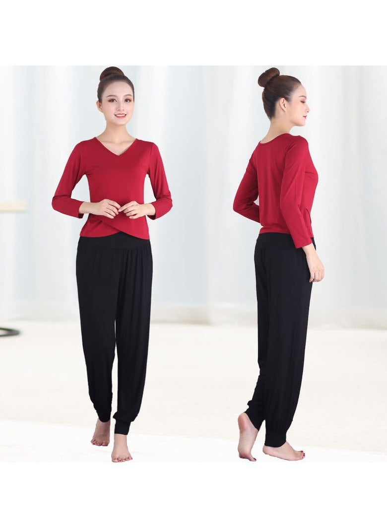 EBMINI New Pilates Yoga Training Fitness Clothing Set 
