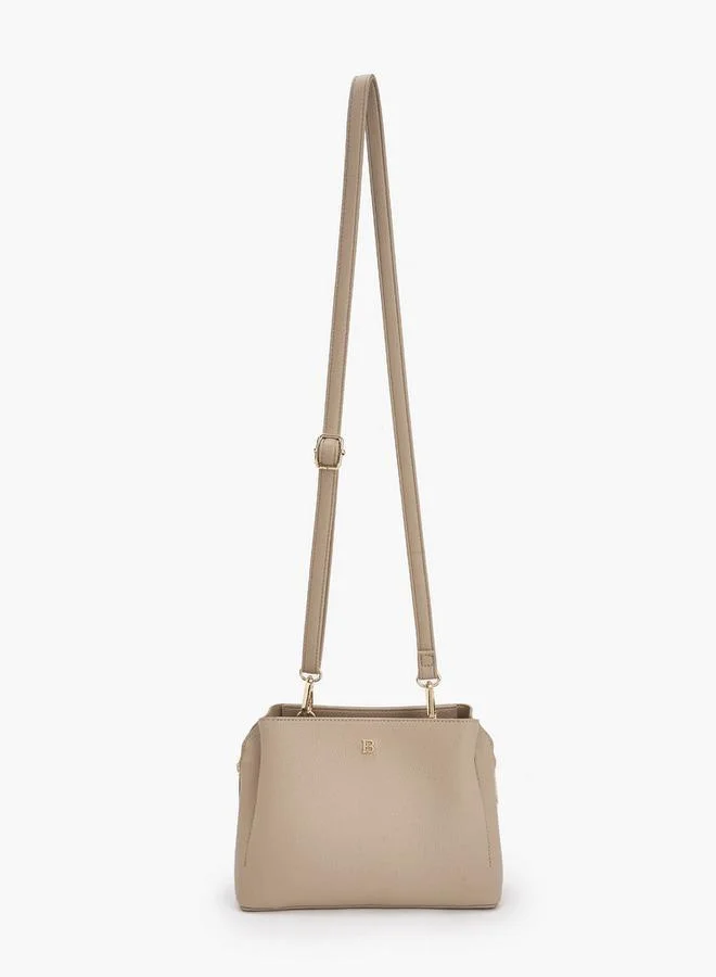 Flora Bella By Shoexpress Flora Bella Crossbody Bag with Detachable Shoulder Strap