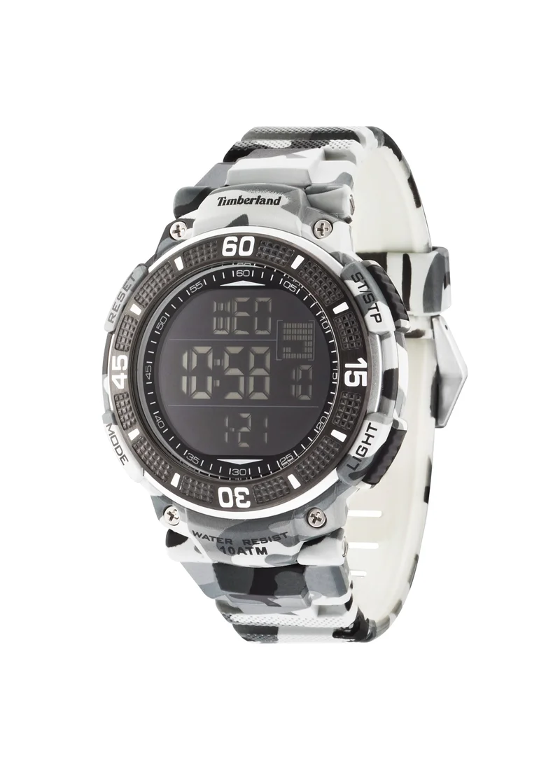 Black Dial Black White Bracelet Digital Watch for Men 51mm