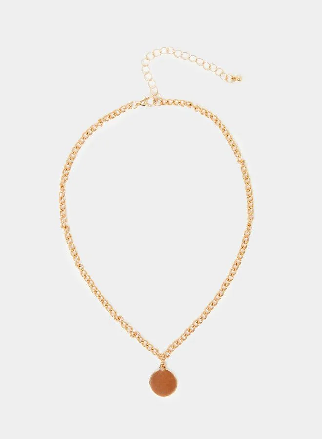 Styli Set of 2 - Faux Pearl Accent Chain Necklace