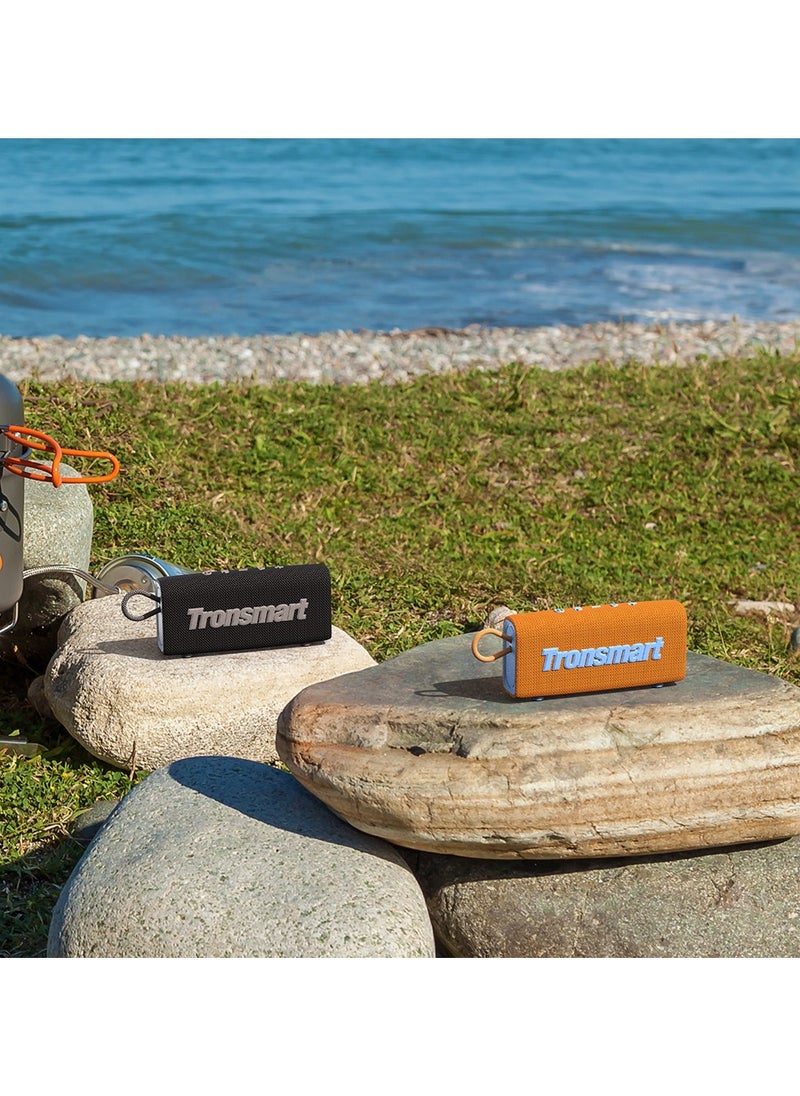 Tronsmart - Tronsmart Trip Portable Bluetooth Speaker, Wireless Waterproof Speaker with 10W Output, Bluetooth 5.3, IPX7 Waterproof, 20H Playtime, Built-in Mic (Orange) - Image 1