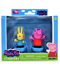 Peppa Pig stampers 2 pack window box. (Rebecca rabbit & Peppa pig)
