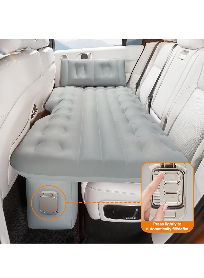 ايتي لايف مرتبة هواء للسيارة - مضخة هواء مدمجة أوتوماتيكية مطورة للنفخ والتفريغ السريع، مرتبة هوائية محمولة قابلة للطي لسيارة الدفع الرباعي للتخييم والعطلات والأنشطة الخارجية والنوم وسرير السيارة ومقعدها الخلفي يتحمل حتى 330 رطلاً - Image 1