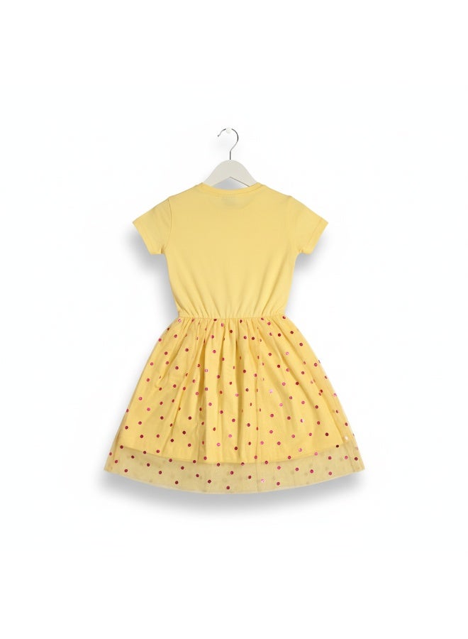 باو بترول فستان تول للبنات من باو باترول، مصنوع من القطن بنسبة 100% | شبكة من البوليستر بنسبة 100% | - Image 4