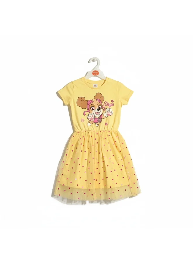 PAW PATROL PAW PATROL - GIRL'S TULLE DRESS 100% COTTON | MESH 100% POLYESTER|