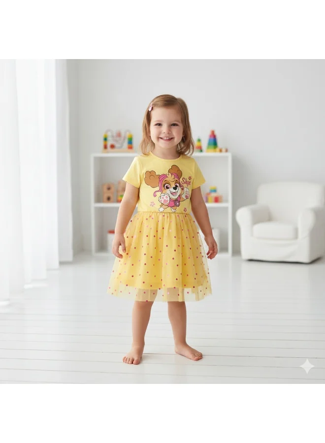PAW PATROL PAW PATROL - GIRL'S TULLE DRESS 100% COTTON | MESH 100% POLYESTER|
