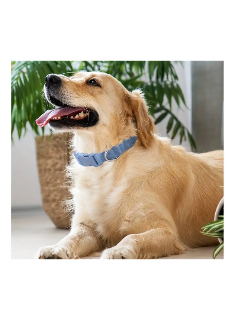 pawfect world Blue Soft Cotton Dog Collar - Image 3