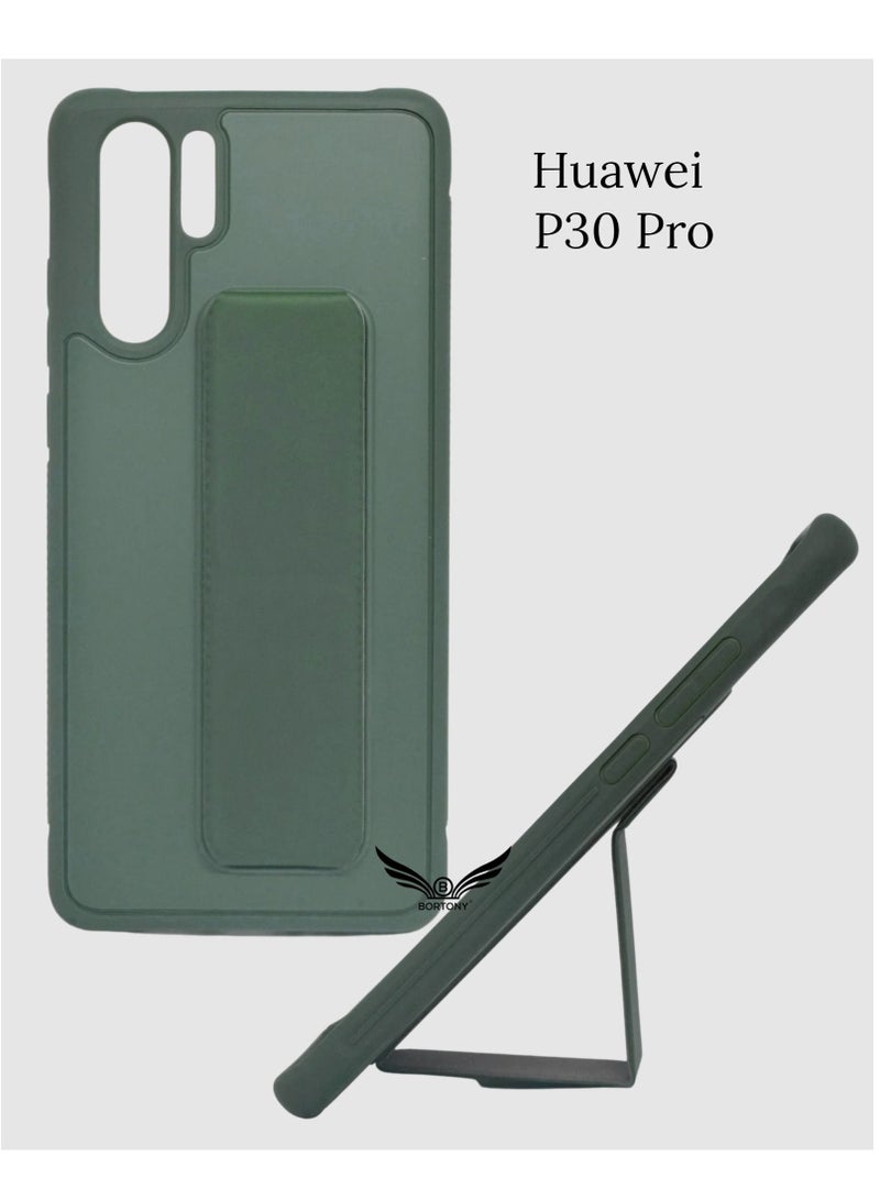 BORTONY Protective Case Cover With Finger Grip Stand For Huawei P30 Pro - Image 1