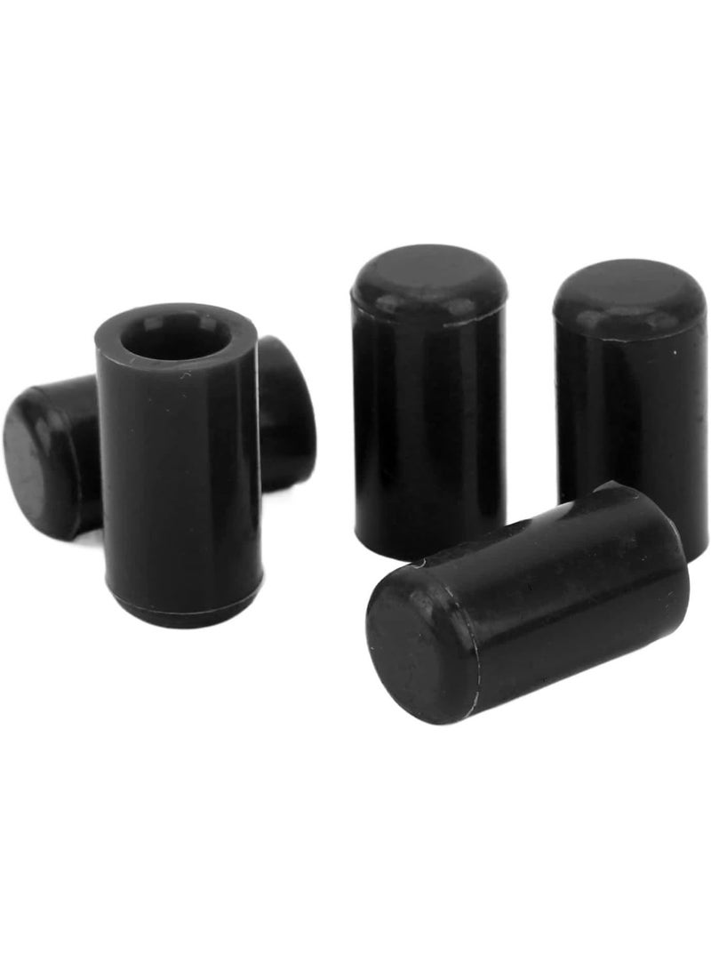 AutomotiveVacuum Hose , Weather Resistant Silicone 10 Pcs Good Sealing 10mm Intake Vacuum Hose End for Industrial (Black) - Image 5