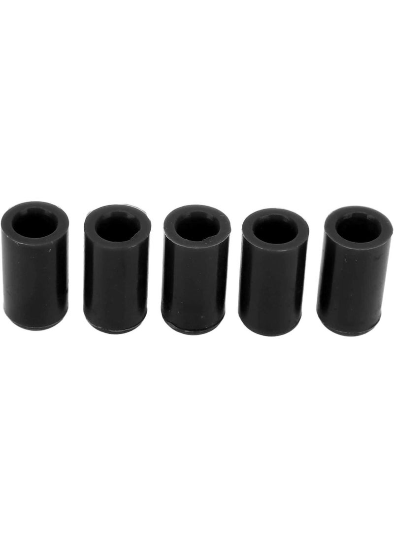 AutomotiveVacuum Hose , Weather Resistant Silicone 10 Pcs Good Sealing 10mm Intake Vacuum Hose End for Industrial (Black) - Image 3