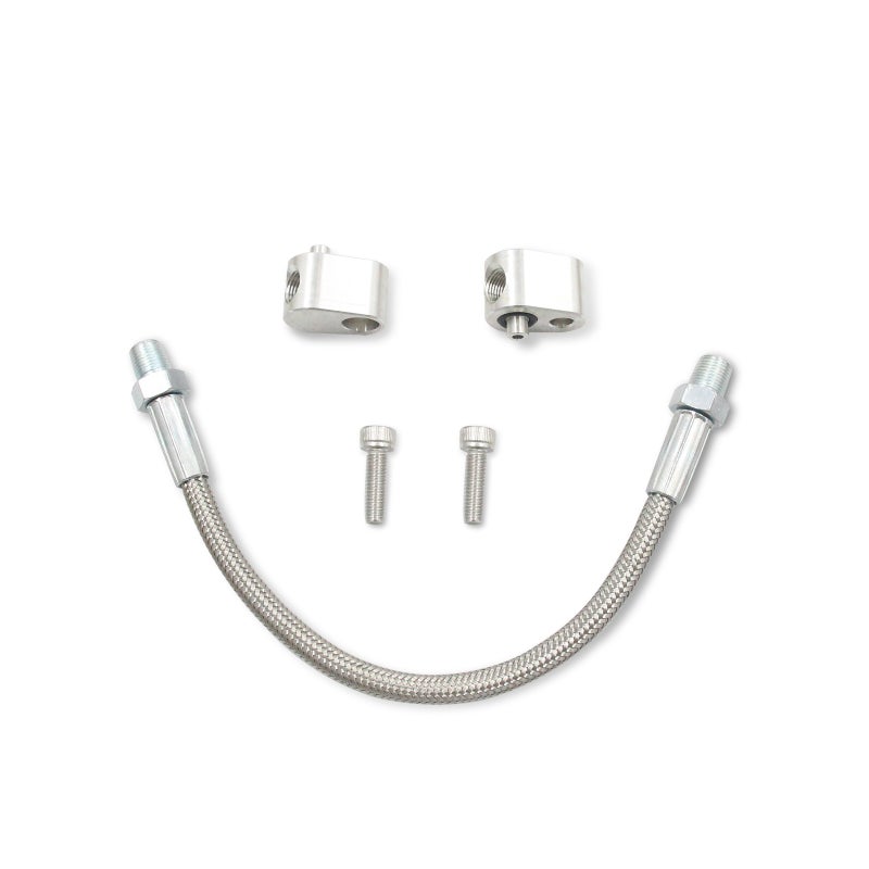 LS Engine 3-Bolt DBC DBW Gen 3 Throttle Body Bypass Aluminum Braided Hose Kit Coolant Crossover Steam Tube LSX LS1 LM7 LR4 LQ4 LS6 L59 LQ9 LM4 L33 551694H - Image 1