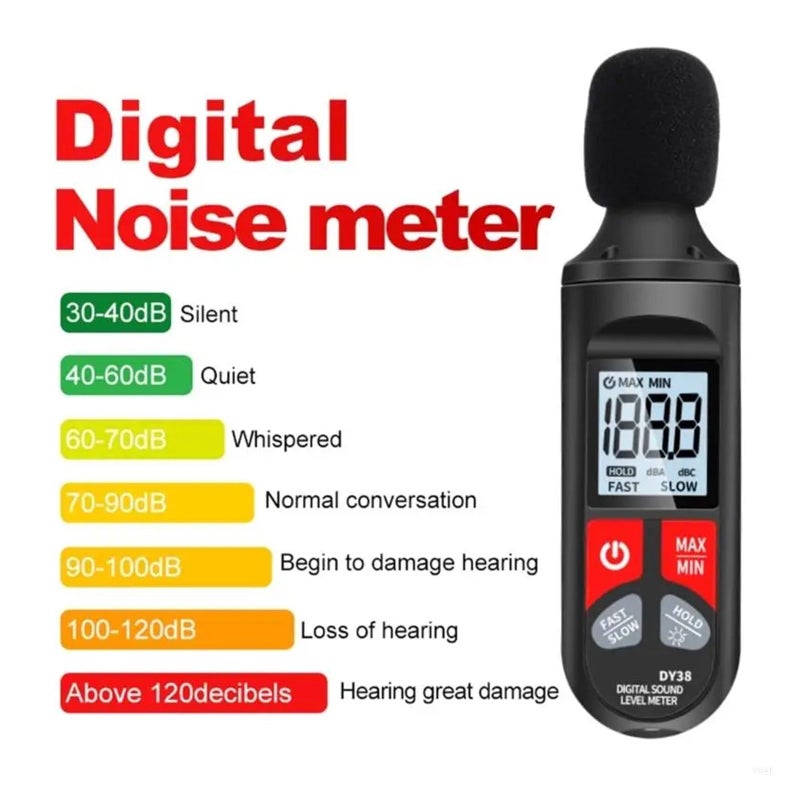 Digital Sound Level Meter for Home School Library Noise Recording and Analysis - Image 3