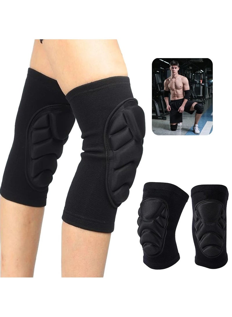 AROAQ 1 Pair Extreme Sports Protective Knee Pads Support for Cycling Snowboard Roller Skating Skateboard ( XLarge) - Image 1