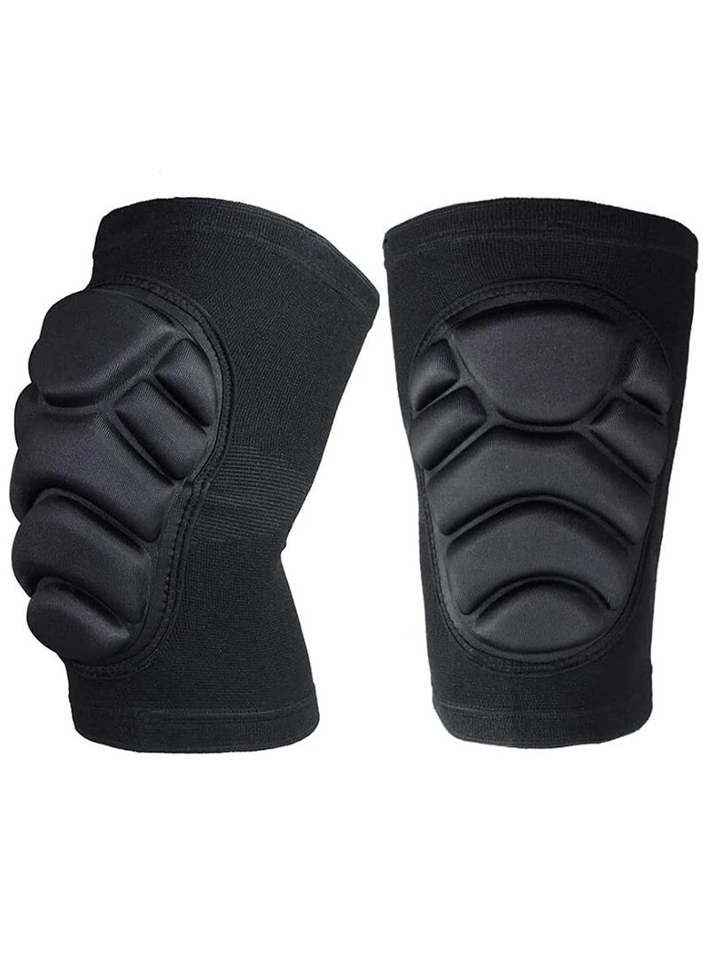 AROAQ 1 Pair Extreme Sports Protective Knee Pads Support for Cycling Snowboard Roller Skating Skateboard ( XLarge) - Image 2
