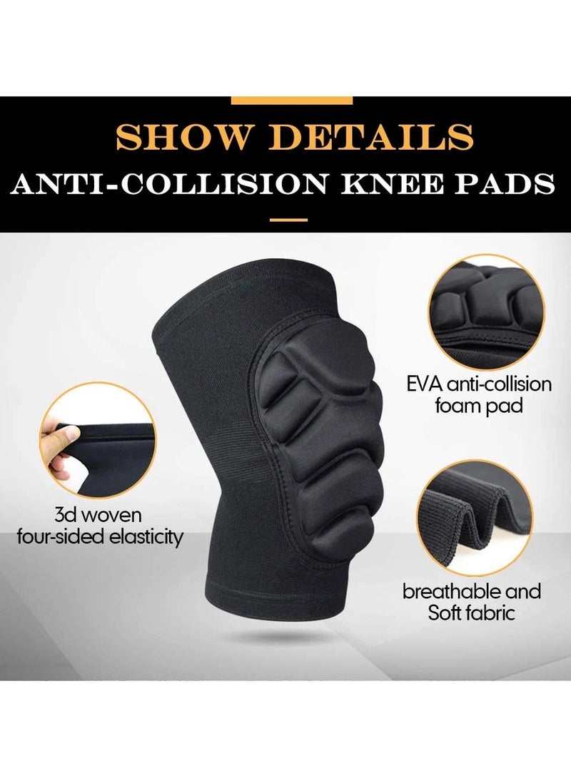 AROAQ 1 Pair Extreme Sports Protective Knee Pads Support for Cycling Snowboard Roller Skating Skateboard ( XLarge) - Image 5