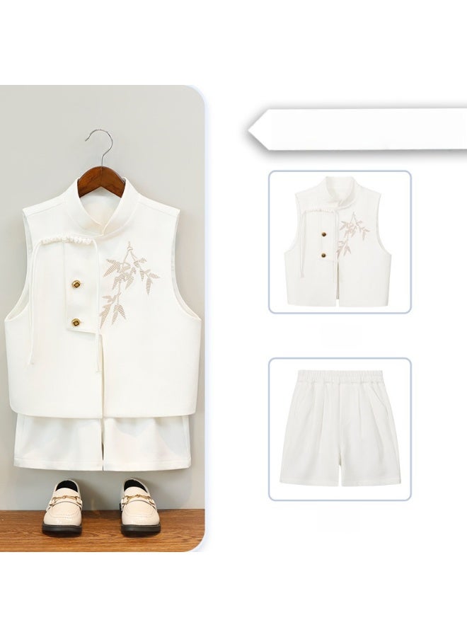Shougu Chinese Style Boys' Fashionable Shirt Set  - Image 1