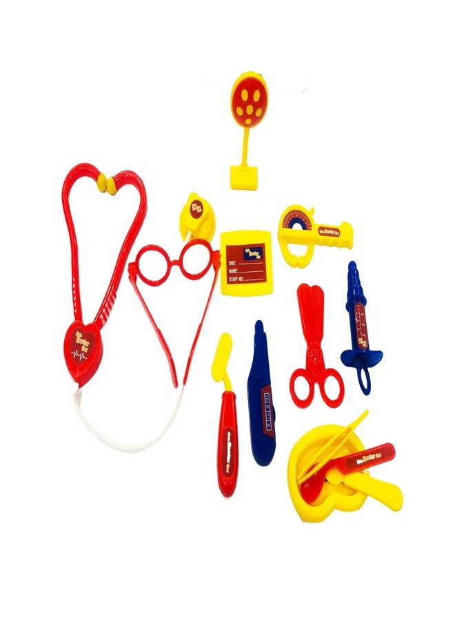 ShopMeFast Kids Doctor Pretend Play Kit Combo - Medical Toys, Educational Role-Play, Birthday Return Gifts for Boys & Girls, Multicolour (Doctor Set - 14 Pcs) - Image 1